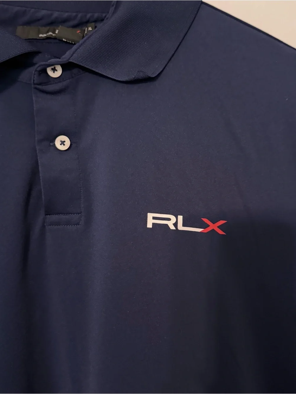 Polo Ralph Lauren RLX Performance Polo Shirt Men’s XL Navy Blue Stretch Golf